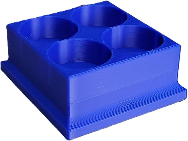 Znet3D Eye Drop Bottles Organizer & Storage – 4-Slot Holder (Blue) - Image 3